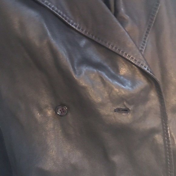 Black Suede And Leather Jacket L like all saints - Picture 2 of 6